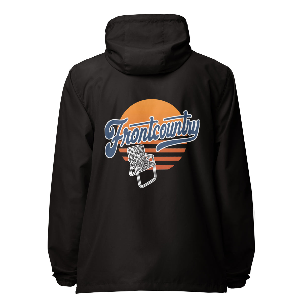 Sunset Camp Chair Logo Full Zip Windbreaker